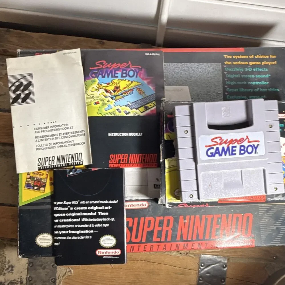 Rare Walmart Exclusive Super Nintendo Entertainment System with Super Game Boy